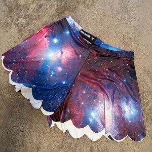 Black Milk Clothing Scalloped Shorts